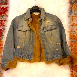 Dolce&Gabbana reversible Jean /MinkJacket